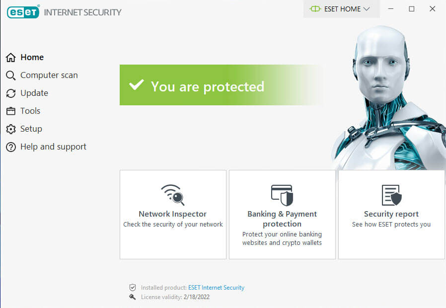 لایسنس اینترنت سکیوریتی آنتی ویروس نود 32 eset internet security